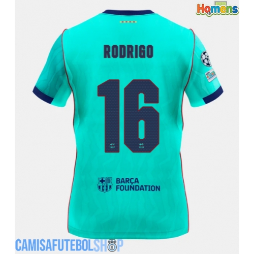 Camisa de time de futebol Barcelona Rodri Hernandez #16 Replicas 3º Equipamento 2026-27 Manga Curta